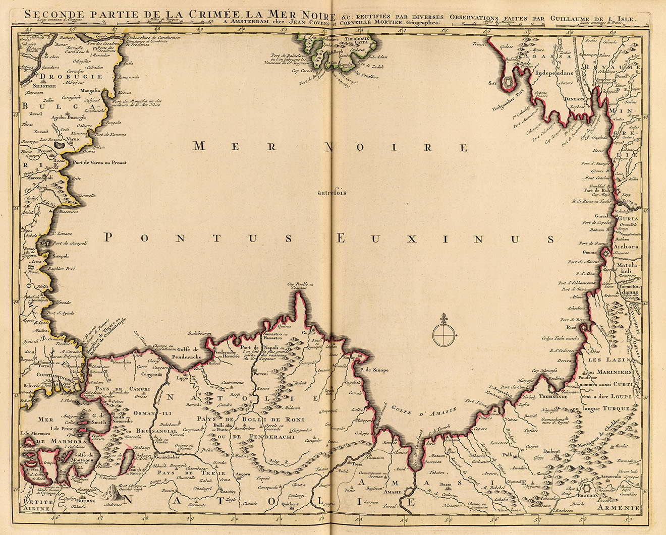 B.	1742 წლის შავი ზღვის რუკა